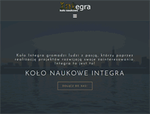 Tablet Screenshot of integra.agh.edu.pl