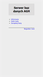Mobile Screenshot of mysql.agh.edu.pl