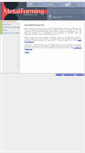 Mobile Screenshot of metalforming.agh.edu.pl
