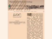 Tablet Screenshot of econgeol.agh.edu.pl