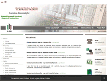 Tablet Screenshot of geomatyka.agh.edu.pl