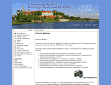 Tablet Screenshot of elte2007.agh.edu.pl