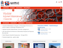 Tablet Screenshot of ceramika.agh.edu.pl