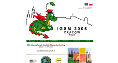 Desktop Screenshot of igsm2006.agh.edu.pl
