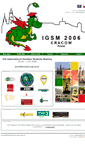 Mobile Screenshot of igsm2006.agh.edu.pl