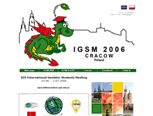 Tablet Screenshot of igsm2006.agh.edu.pl