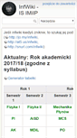 Mobile Screenshot of isimiip.agh.edu.pl