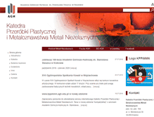 Tablet Screenshot of ppim.agh.edu.pl