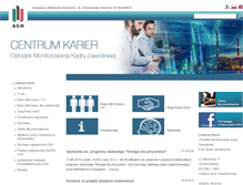 Tablet Screenshot of ck.agh.edu.pl