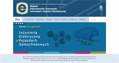 Desktop Screenshot of eaiie.agh.edu.pl