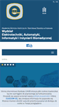 Mobile Screenshot of eaiie.agh.edu.pl