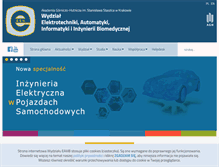 Tablet Screenshot of eaiie.agh.edu.pl
