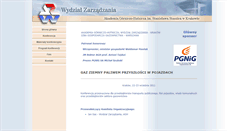 Desktop Screenshot of cng.zarz.agh.edu.pl