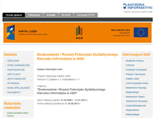 Tablet Screenshot of ki-pokl.agh.edu.pl