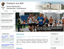 Tablet Screenshot of kongresy.fundacja.agh.edu.pl