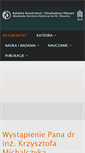 Mobile Screenshot of kkiem.agh.edu.pl