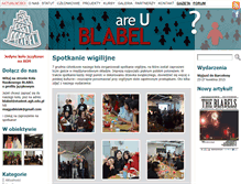 Tablet Screenshot of blabel.agh.edu.pl