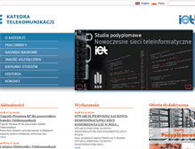 Tablet Screenshot of kt.agh.edu.pl
