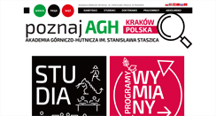 Desktop Screenshot of international.agh.edu.pl