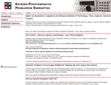 Tablet Screenshot of kppe.agh.edu.pl