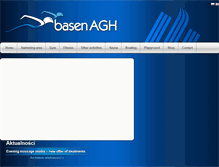 Tablet Screenshot of basen.agh.edu.pl