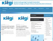 Tablet Screenshot of khgi.agh.edu.pl