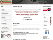 Tablet Screenshot of kmpig.geol.agh.edu.pl